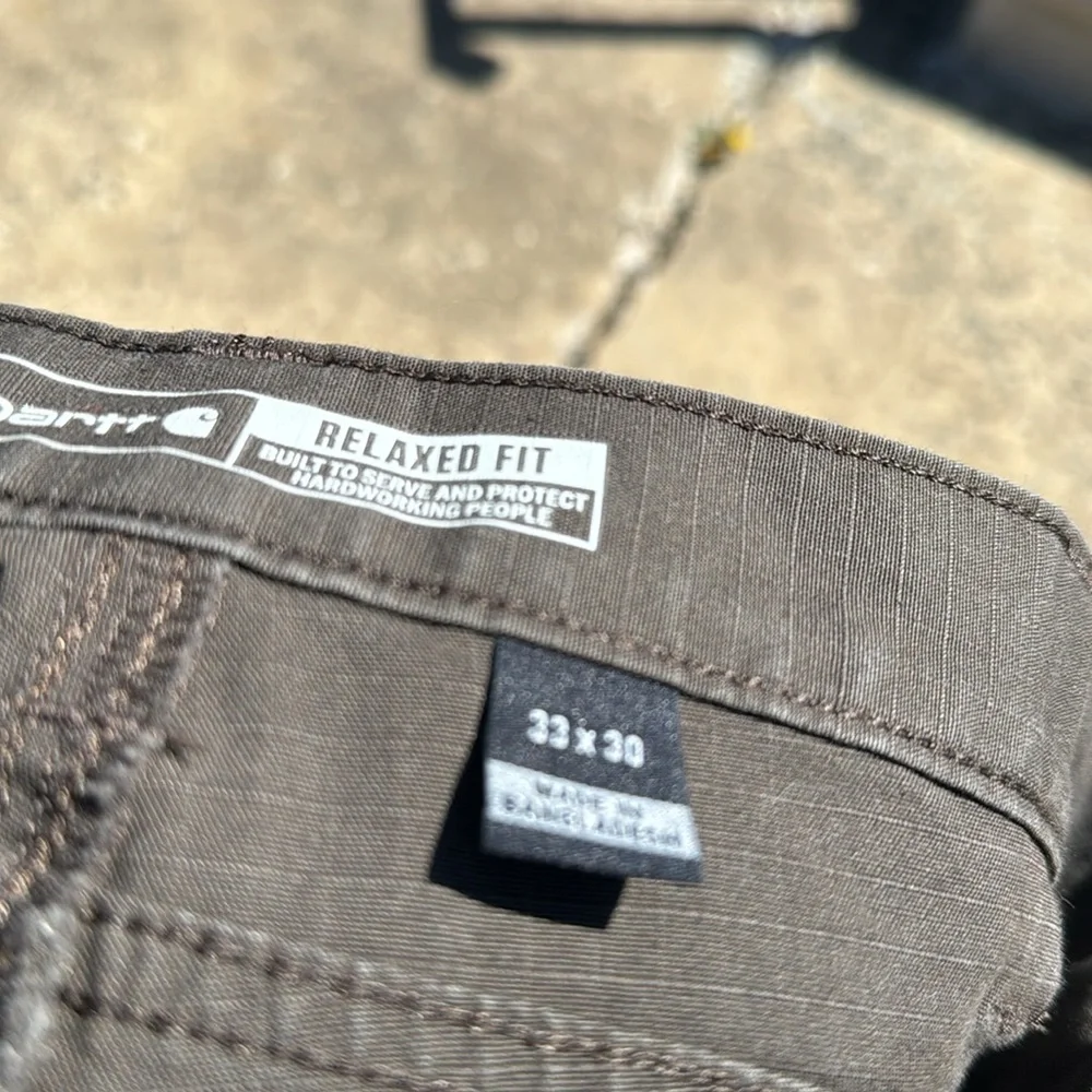 Men’s 33/30 Relaxed Fit Carhartt Utility Cargo Pants - Picture 12 of 14